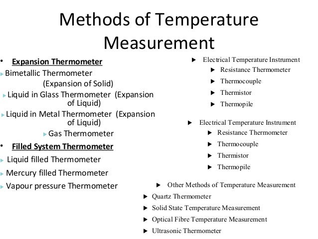 Electrical Temperature Measurement